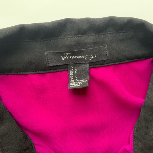 Women Purple sleeveless dressy blouse - L SIZE - Forever 21 - Picture 2 of 4